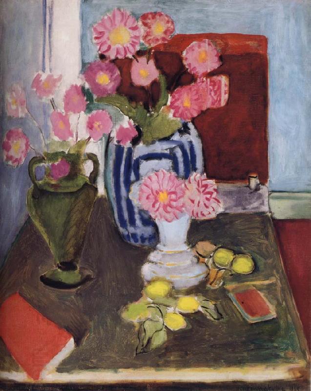 Henri Matisse Nature Morte aux trois vases China oil painting art
